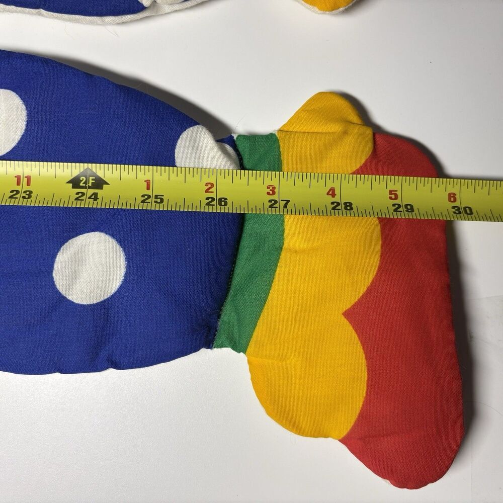 Vintage Fabric Clown Padded Nursery Wall Decor 30” Colorful Circus - Picture 9 of 10